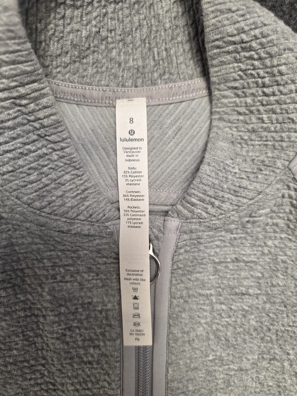 lululemon athletica athleisure zip